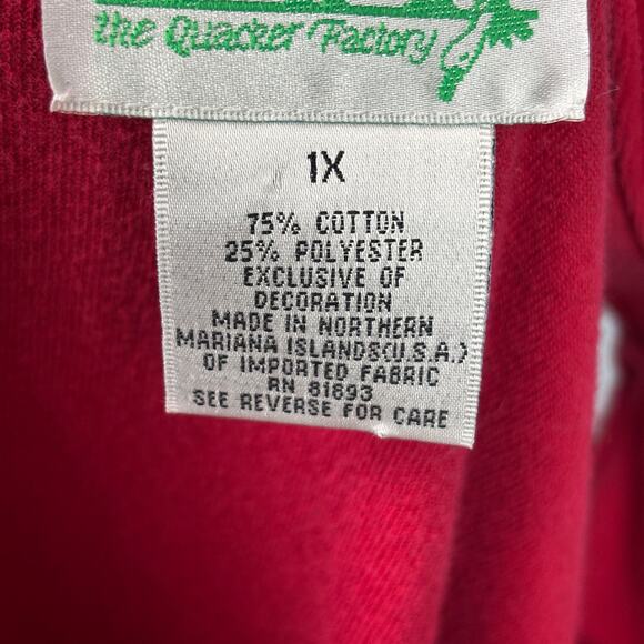 The Quacker Factory Red Velvet Diamond Bling Tank Plus 1X Layering Embellishment - Picture 6 of 7